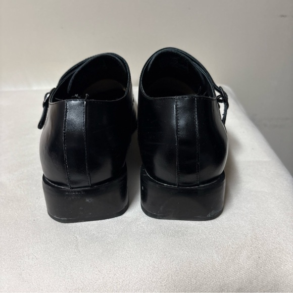 Men’s Zola Classic Dress Black Buckle Side Shoes Leather Upper & Lining Sz 10.5 - Picture 5 of 8
